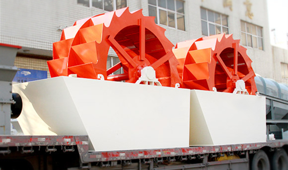 三葉輪斗式洗砂機