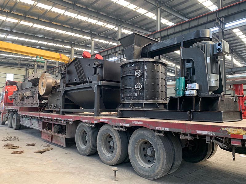 立式數控制砂機裝車發貨