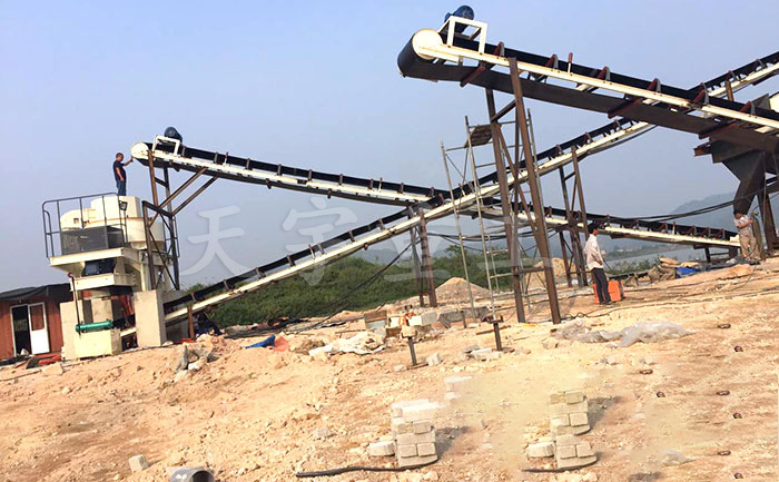 鵝卵石制砂機制砂生產線