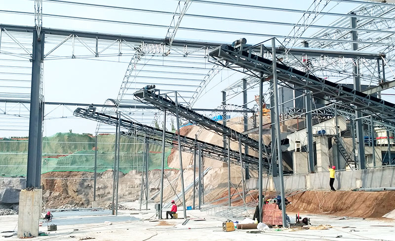 鵝卵石砂石線現場實拍