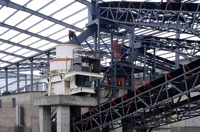 HVI制砂機(jī)生產(chǎn)現(xiàn)場(chǎng)