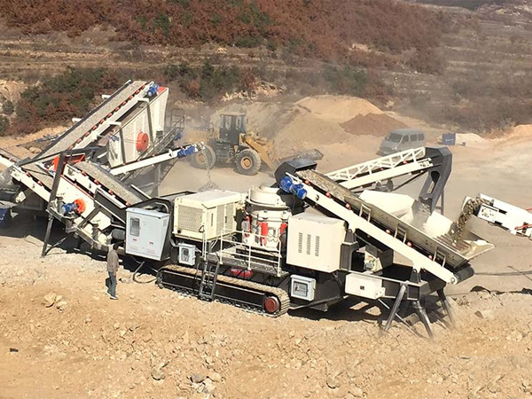 移動式青石破碎生產線