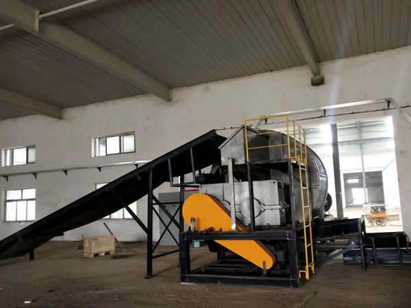 輪胎撕碎機生產線