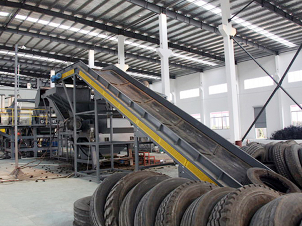 輪胎撕碎生產線